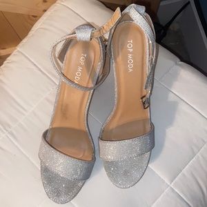 Silver heels